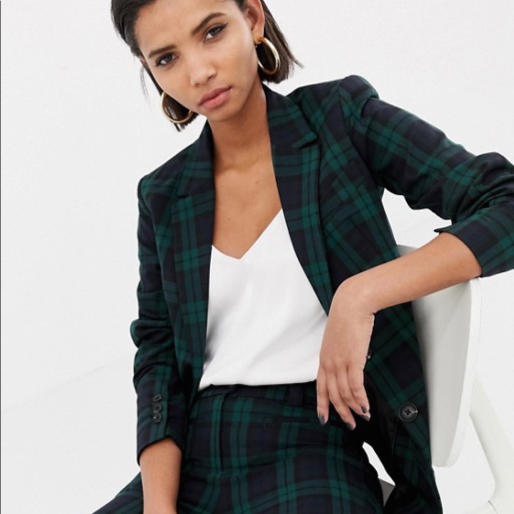 Plaid blazer